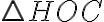  \triangle HOC 