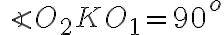 \angle{O_2KO_1}=90^{o}