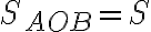 S_{AOB}=S