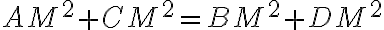 AM^2+CM^2=BM^2+DM^2