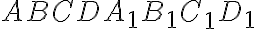  ABCDA_1B_1C_1D_1