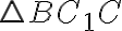\triangle BC_1C 