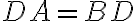 DA=BD