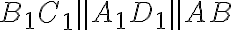 B_{1}C_{1}\parallel{}A_{1} D_{1}\parallel AB