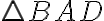 \triangle BAD \triangle BAD