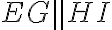 EG \parallel HI