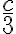 \dfrac{c}{3}