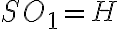 SO_{1}=H