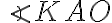\angle{KAO}