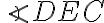  \angle{DEC} 