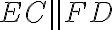EC \parallel FD