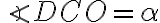 \angle DCO=\alpha \angle DCO=\alpha