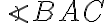 \angle{BAC}