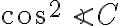 \cos^2 \angle C