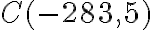 C(-283,5)