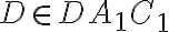  D\in DA_1C_1 