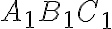 A_1 B_1 C_1