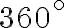 360^\circ