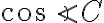 \cos \angle C