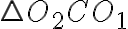 \bigtriangleup O_2CO_1