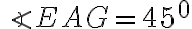 \angle EAG=45^0