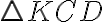 \bigtriangleup KCD