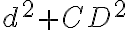 d^2+CD^2