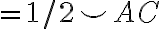 =1/2\smile AC