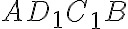 AD_{1}C_{1}B