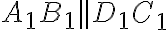 A_1B_1||D_1C_1
