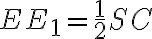 EE_1 = \dfrac{1}{2}SC
