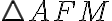 \triangle{AFM}