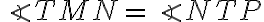 \angle TMN =\angle NTP