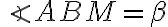 \angle ABM = \beta