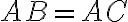 AB=AC