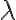 \lambda\\