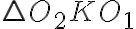 \triangle{O_2KO_1}
