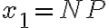 x_1=NP
