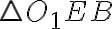 \triangle O_1EB