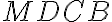  MDCB 