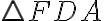 \triangle FDA
