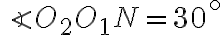 \angle O_2O_1N=30^{\circ}
