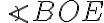 \angle BOE