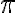 {\pi}