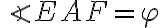 \angle EAF=\varphi 