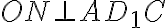 ON \perp AD_1C