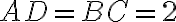 AD=BC=2