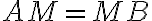 AM = MB