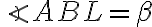 \angle ABL = \beta