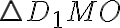 \triangle{D_1MO}